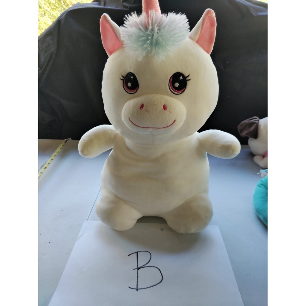 Toy Box Greenbrier White Unicorn Plush 383366-08514-008-121524 Pastel 17in
